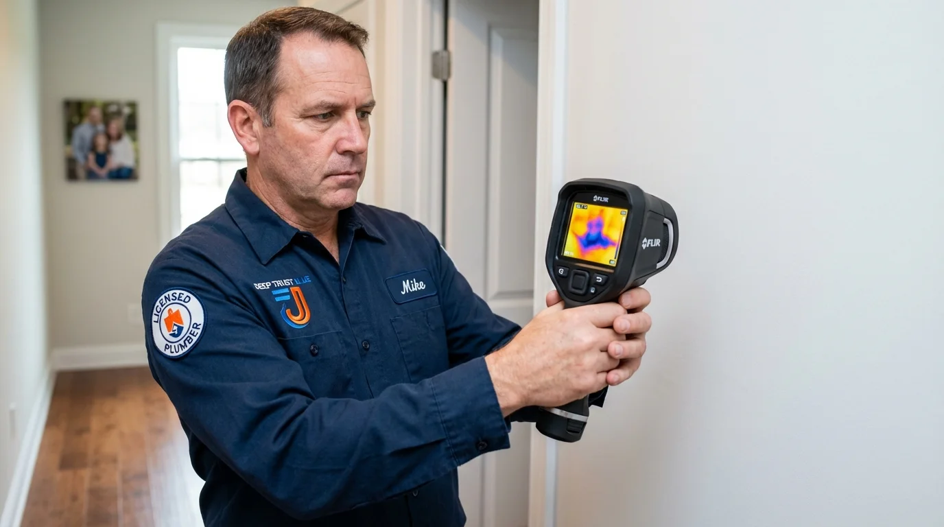 Thermal imaging leak detection by Johns Plumbing LLC in Seffner
